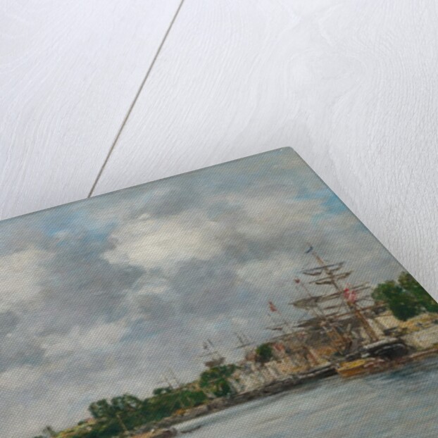 View of the Port of Saint-Valéry-sur-Somme, 1891 by Eugène Boudin