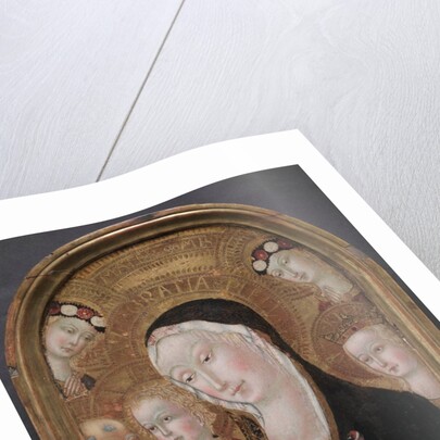 Virgin and Child with Saint Jerome and Saint Catherine of Alexandria, c. 1450 by Carolino da Viterbo