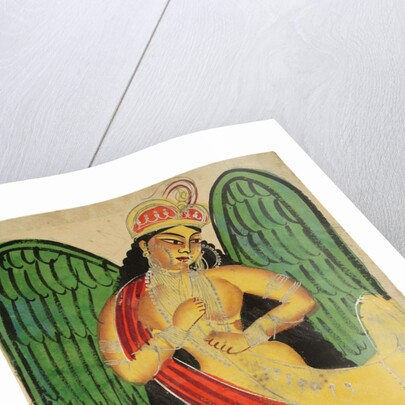 Winged Apsara with a Horn, 1800s by Unknown