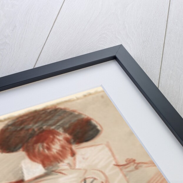 Woman Looking at a Drawing, c. 1895 by Paul César Helleu
