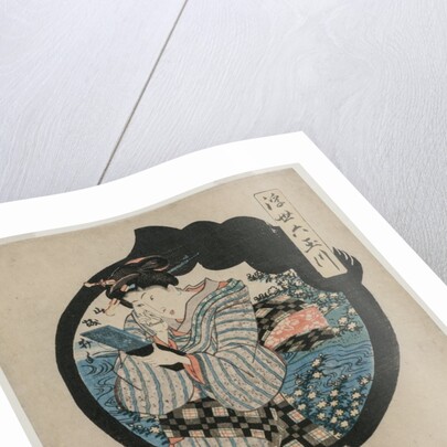 Woman with a Hand Mirror, c. early 1830s by Utagawa Kunisada