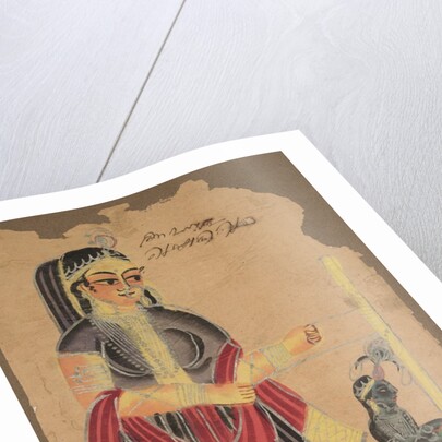 Yasoda and Krishna, 1800s by Unknown