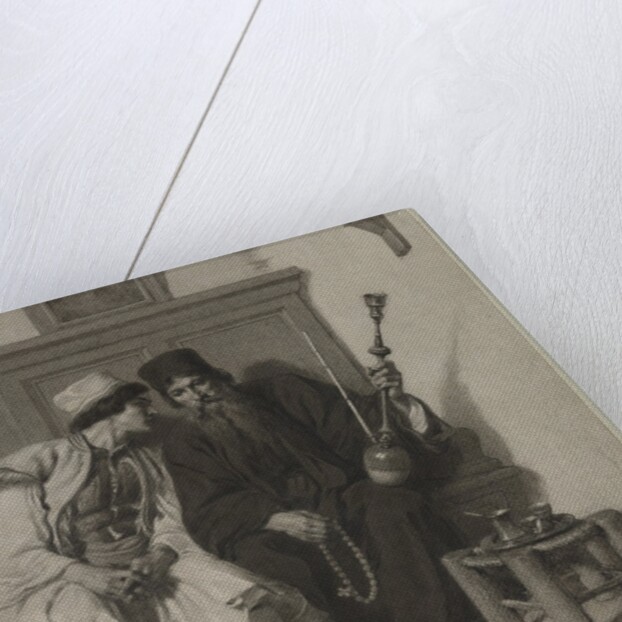 Young Greek Man in Conversation with a Priest, second half 19th century by Alexandre Bida