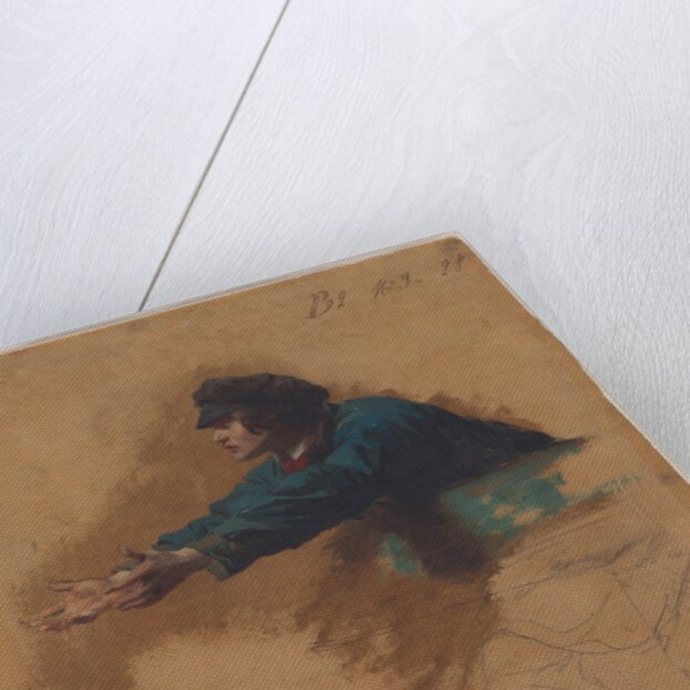 Young Man Leaning Forward with Outstretched Arms…, c. 1851 by Isidore Pils