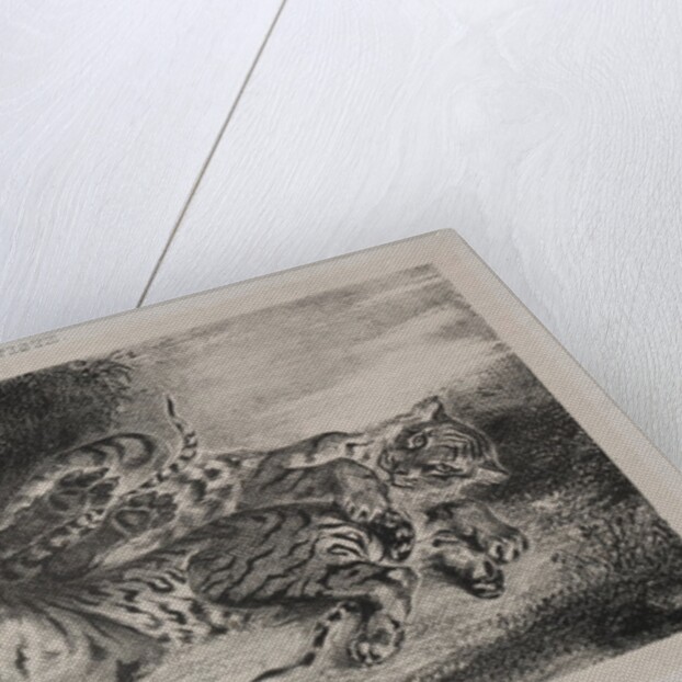 Young Tiger Playing with its Mother, 1831 by Eugène Delacroix