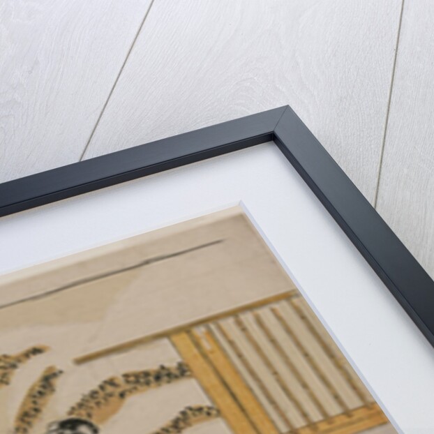 Young Woman Admiring a Snow Rabbit, late 1760s by Suzuki Harunobu