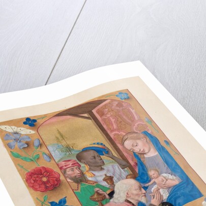 Hours of Queen Isabella the Catholic, Queen of Spain: Fol. 136v, Adoration of the Magi, c. 1500 by Master of the First Prayerbook of Maximillian