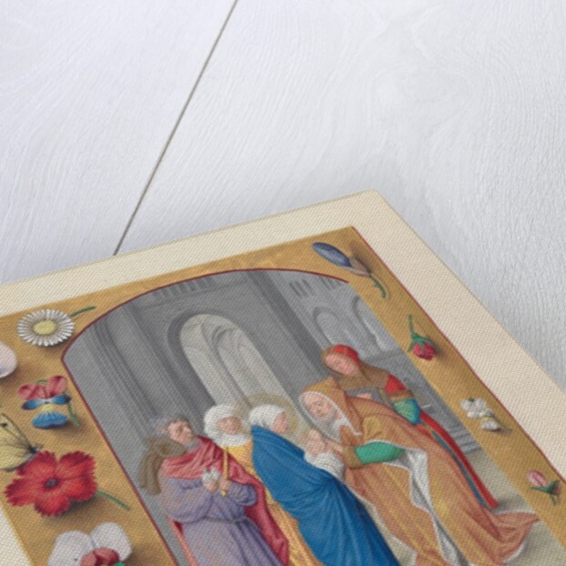 Hours of Queen Isabella the Catholic, Queen of Spain: Fol. 141v, Presentation in the Temple, c1500 by Master of the First Prayerbook of Maximillian