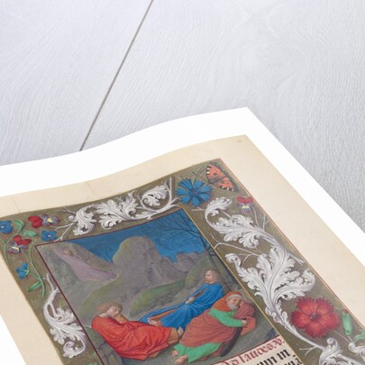 Hours of Queen Isabella the Catholic, Queen of Spain: Fol. 57r, Agony in the Garden, c. 1500 by Master of the First Prayerbook of Maximillian