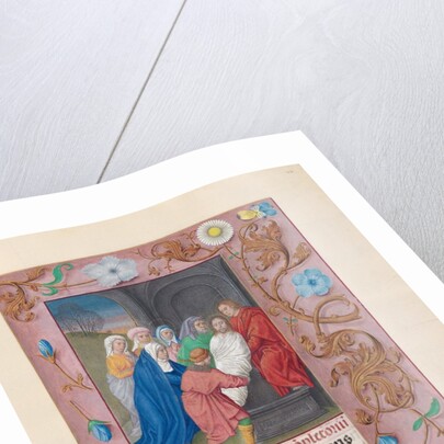 Hours of Queen Isabella the Catholic, Queen of Spain: Fol. 77r, Entombment, c. 1500 by Master of the First Prayerbook of Maximillian
