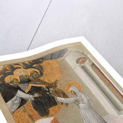 Predella Panel from an Altarpiece: St. Catherine of Siena Invested with the Dominican Habit, 1460s by Giovanni di Paolo