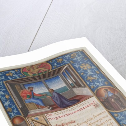 Leaf from a Commission: St. Mark Giving the Keys of Venice to Francesco de Priuli, c. 1523-1524 by Benedetto Bordone