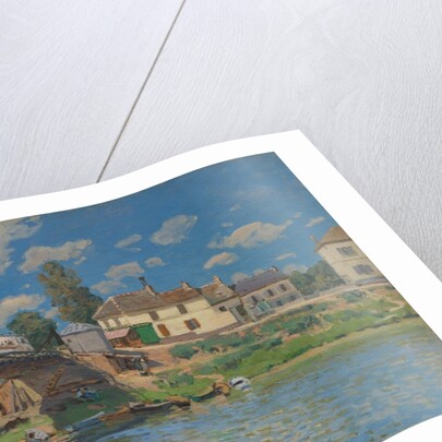 The Bridge at Villeneuve-la-Garenne, 1872 by Alfred Sisley