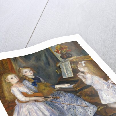 The Daughters of Catulle Mendès, Huguette, Claudine…, 1888 by Pierre-Auguste Renoir