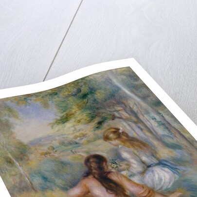 In the Meadow, 1888-92 by Pierre-Auguste Renoir