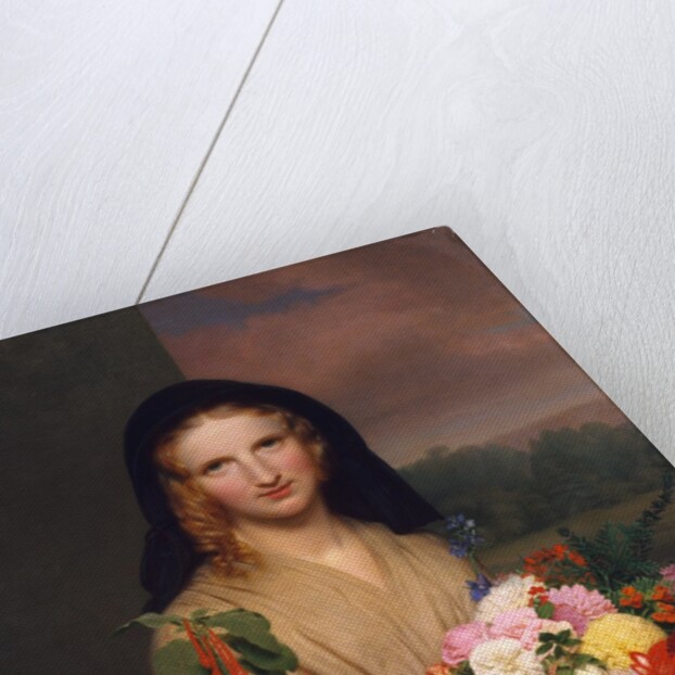 The Flower Girl, 1846 by Charles Cromwell Ingham
