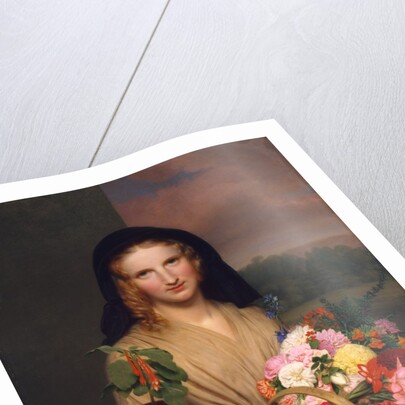 The Flower Girl, 1846 by Charles Cromwell Ingham