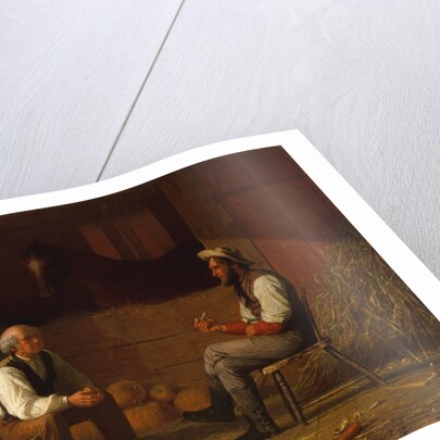 Talking It Over, 1872 by Enoch Wood Perry