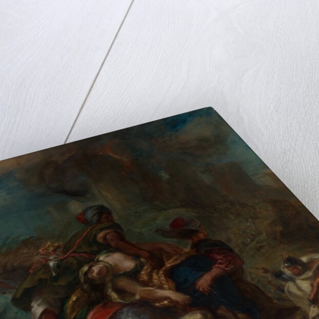 The Abduction of Rebecca, 1846 by Eugene Delacroix