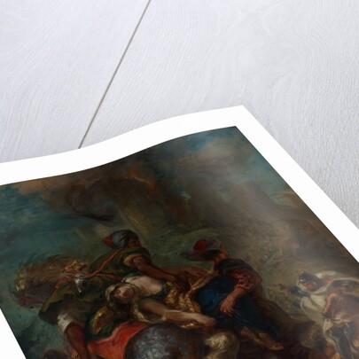 The Abduction of Rebecca, 1846 by Eugene Delacroix