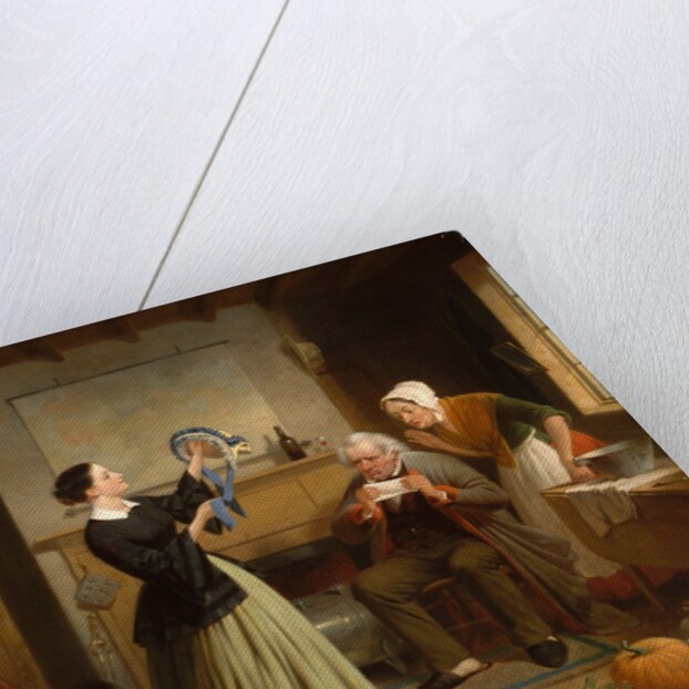 The New Bonnet, 1858 by Francis William Edmonds