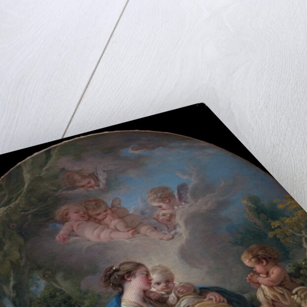 Virgin and Child with the Young Saint John the Baptist and Angels, 1765 by Francois Boucher