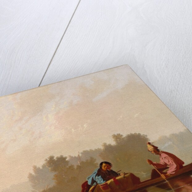 Fur Traders Descending the Missouri, 1845 by George Caleb Bingham