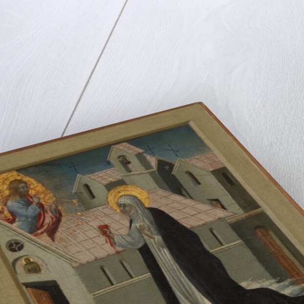 Saint Catherine of Siena Exchanging Her Heart with Christ by Giovanni di Paolo