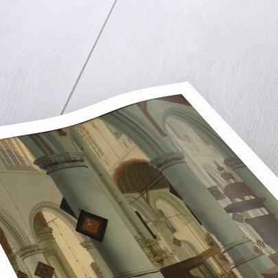 Interior of the Oude Kerk, Delft, 1660 by Hendrik Cornelisz. van Vliet