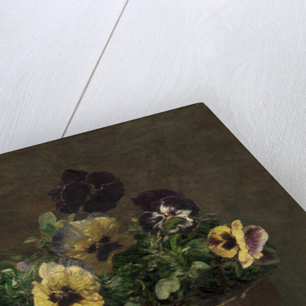 Potted Pansies, 1883 by Henri Fantin-Latour