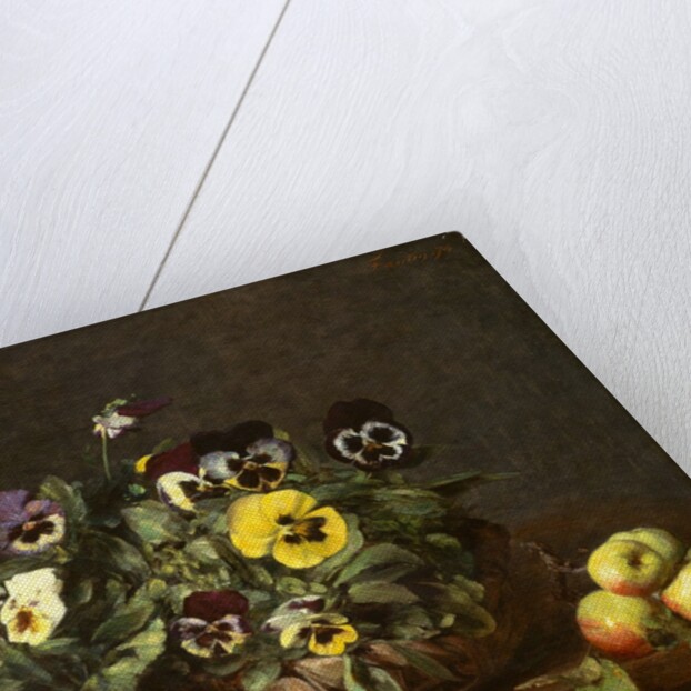 Still Life with Pansies, 1874 by Henri Fantin-Latour
