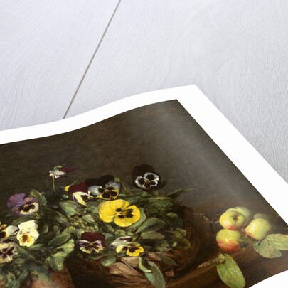 Still Life with Pansies, 1874 by Henri Fantin-Latour