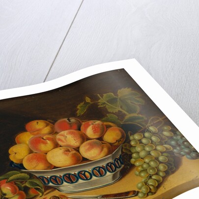 Still Life: Peaches and Grapes, ca. 1825 by John Archibald Woodside