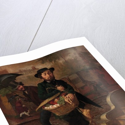 Young Husband: First Marketing, 1854 by Lilly Martin Spencer