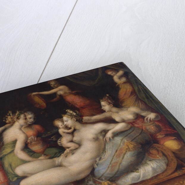 The Birth of Cupid by Master of Flora