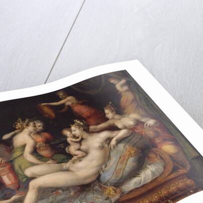 The Birth of Cupid by Master of Flora