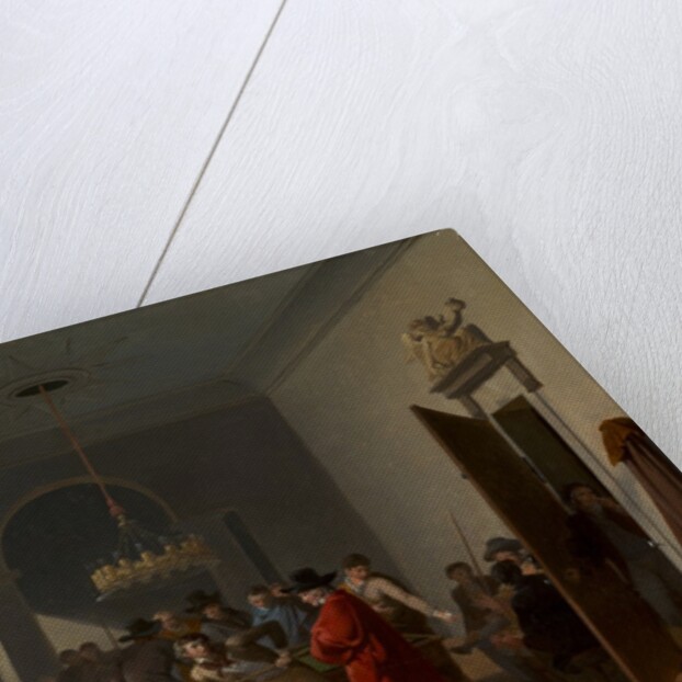 The Billiard Room, after 1810 by Nicolas Antoine Taunay