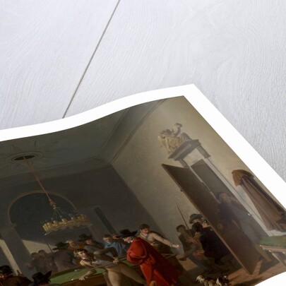 The Billiard Room, after 1810 by Nicolas Antoine Taunay