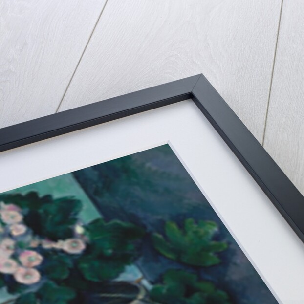 Still Life with Apples and a Pot of Primroses, ca. 1890 by Paul Cezanne