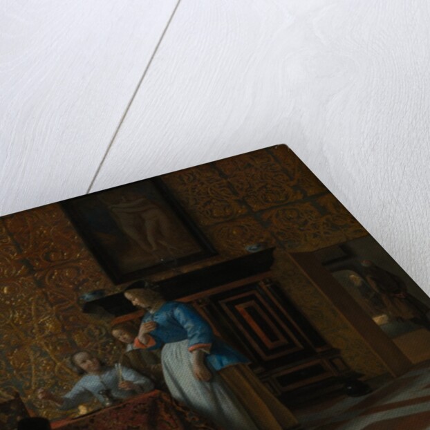 Leisure Time in an Elegant Setting, ca. 1663-65 by Pieter de Hooch