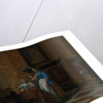 Leisure Time in an Elegant Setting, ca. 1663-65 by Pieter de Hooch