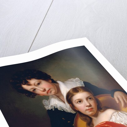 Michael Angelo and Emma Clara Peale, ca. 1826 by Rembrandt Peale
