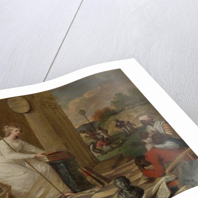 Study For Liberty Displaying the Arts and Sciences, or The Genius of America…, ca. 1791-92 by Samuel Jennings