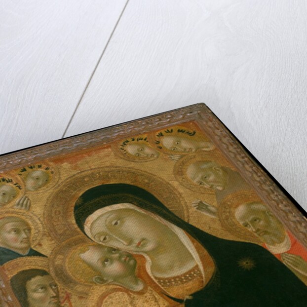 Madonna and Child with Saints John the Baptist, Jerome, Peter Martyr…, ca. 1425-before ca. 1467 by Sano di Pietro