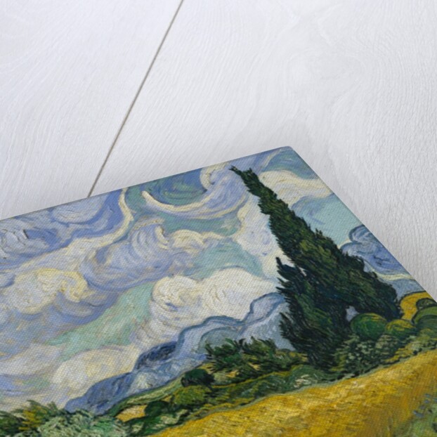 Wheat Field with Cypresses, 1889 by Vincent van Gogh
