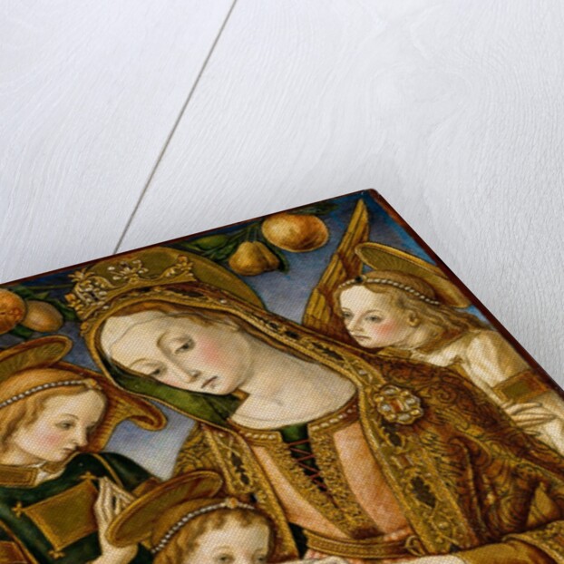 Madonna and Child with Two Angels, ca. 1481-82 by Vittore Crivelli