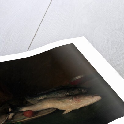 Still Life: Fish, by 1908 by William Merritt Chase