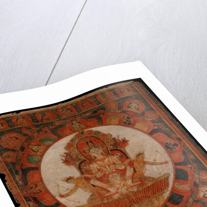 Mandala of Chandra, God of the Moon, late 14th-early 15th century by Unknown