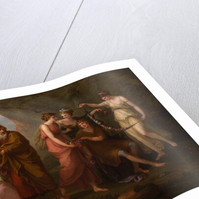 Telemachus and the Nymphs of Calypso, 1782 by Angelica Kauffman