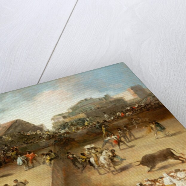 Bullfight in a Divided Ring by Francisco Goya